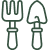 planting tools icon