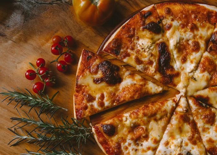 Fresh pizza image
